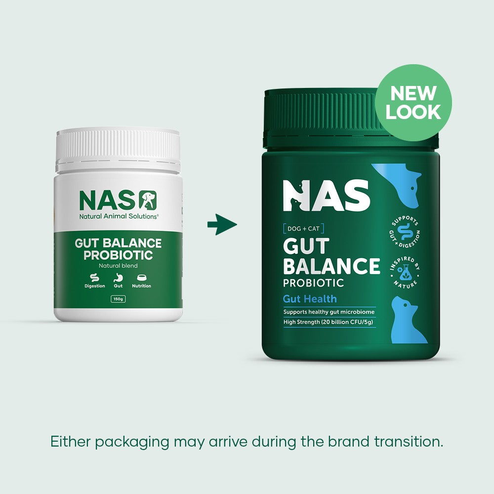NAS Gut Balance Probiotic Dog & Cat Supplement