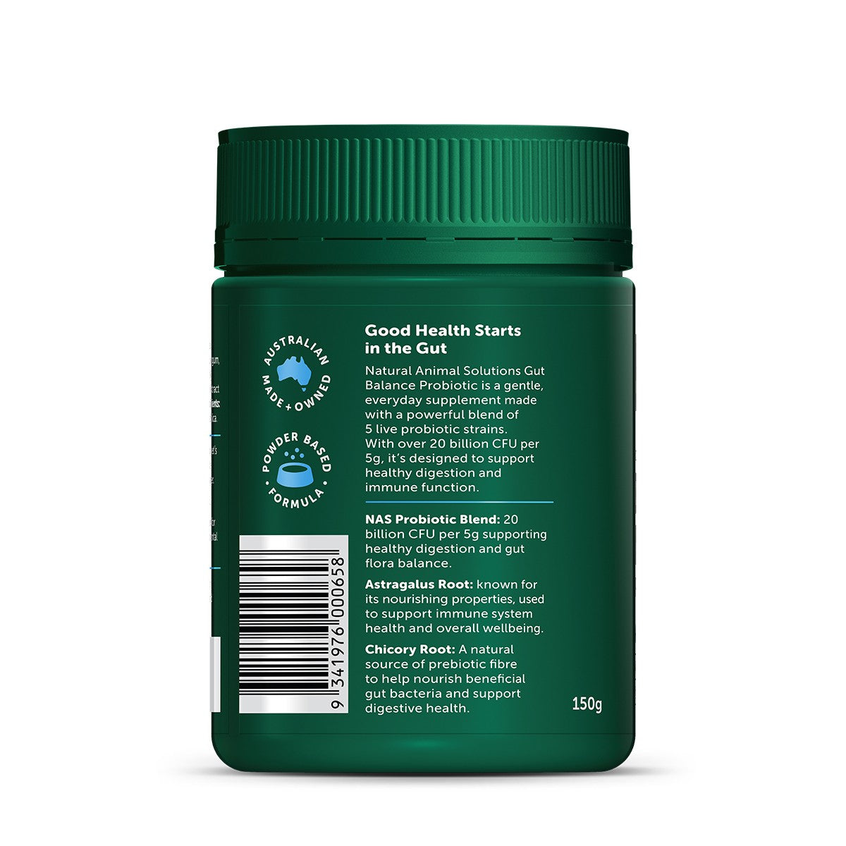 NAS Gut Balance Probiotic Dog & Cat Supplement