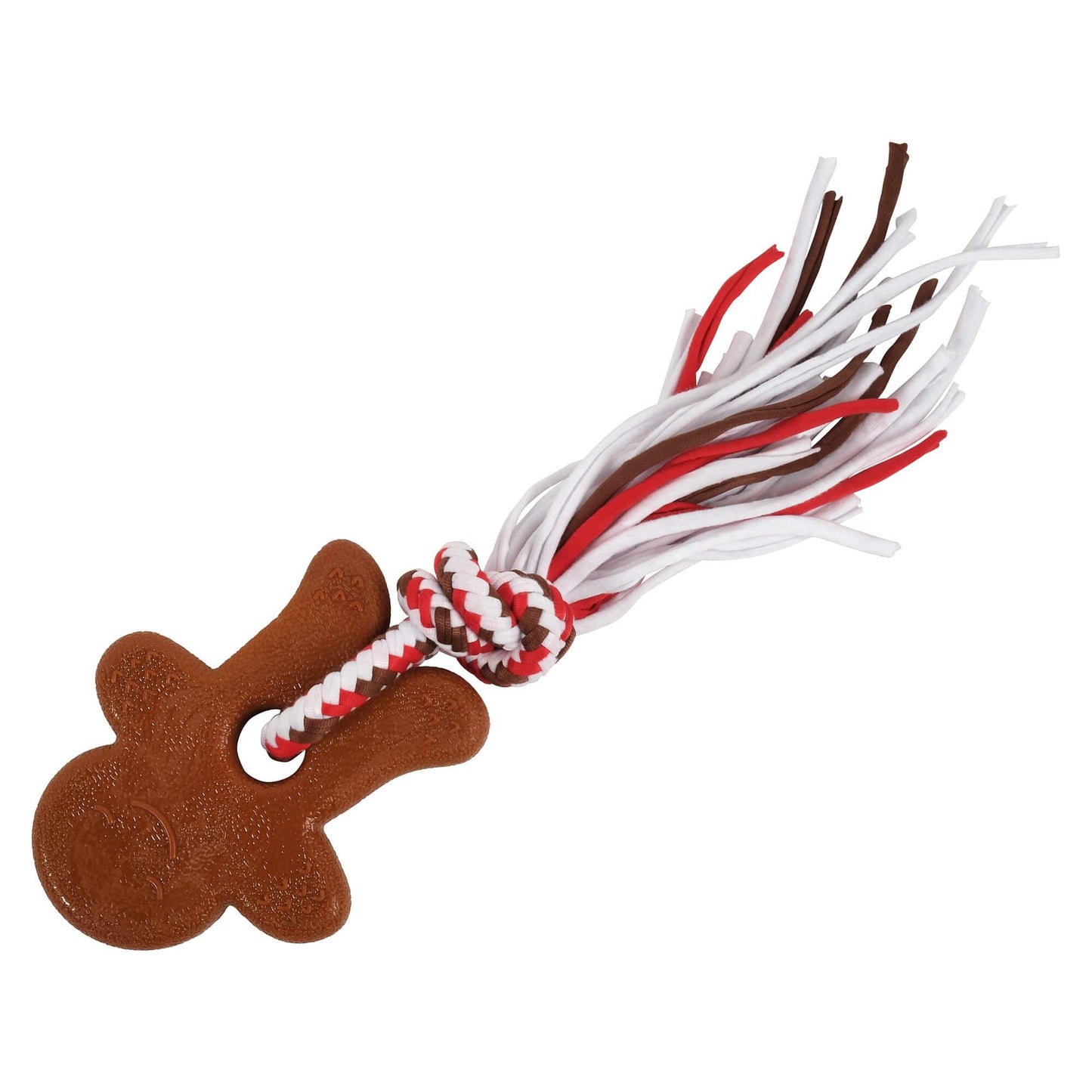 Petstock Christmas Gingerbread Chew & Rope Dog Toy