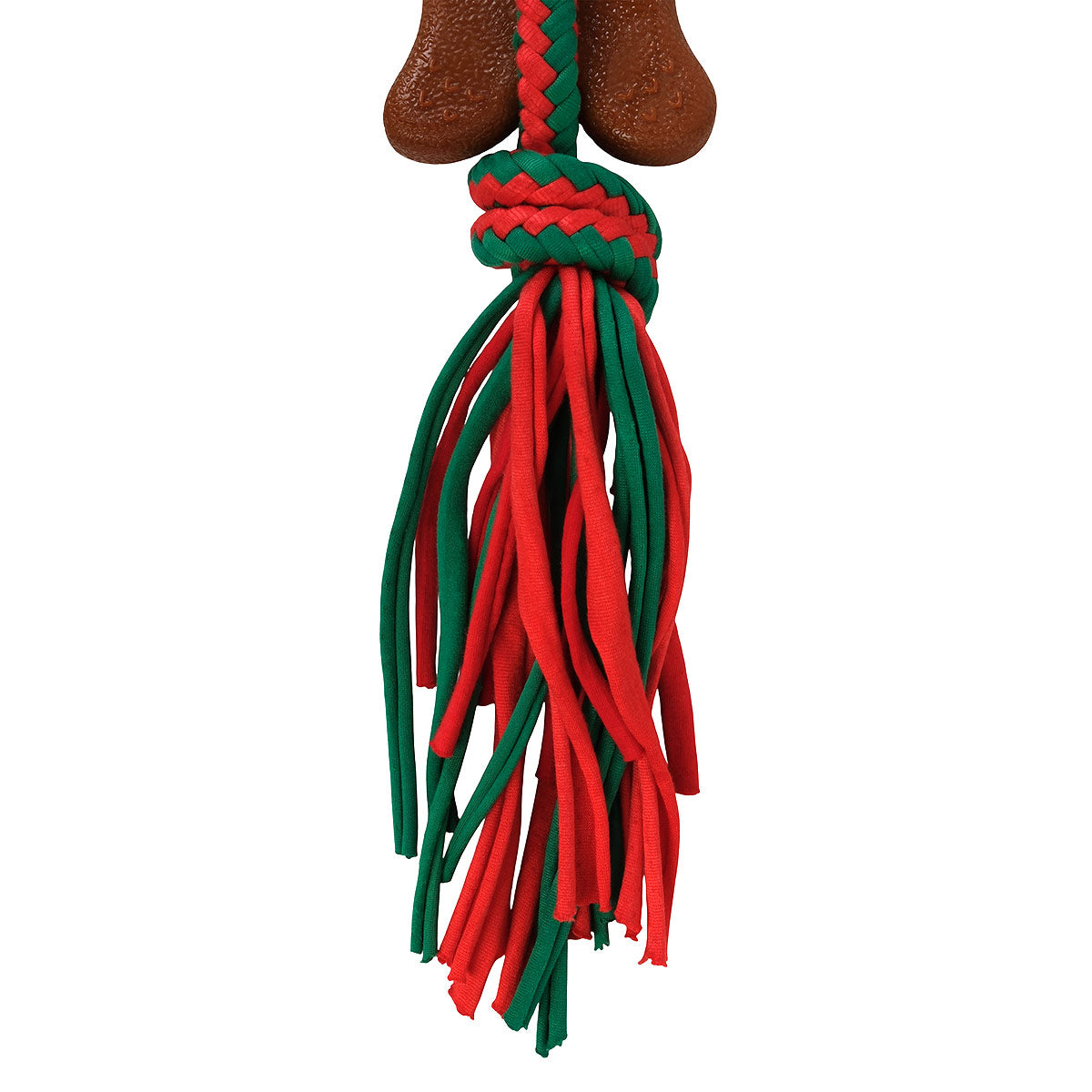 Petstock Christmas Gingerbread Man Rope & Rubber Dog Toy