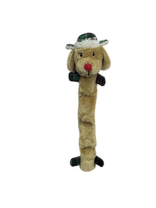 Bark-A-Boo Campfire Multi Squeaker Long Dog Toy