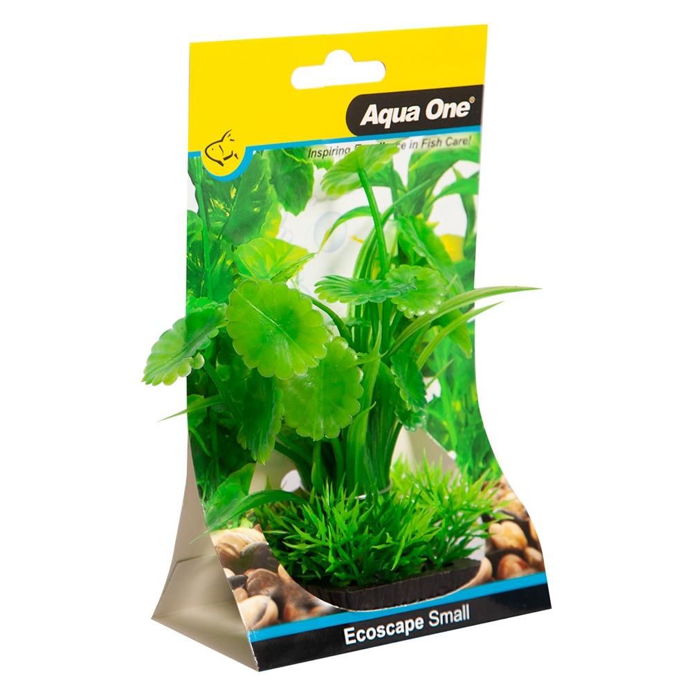 Aqua One Ecoscape Small Lotus Leaf/Lilaeopsis Green