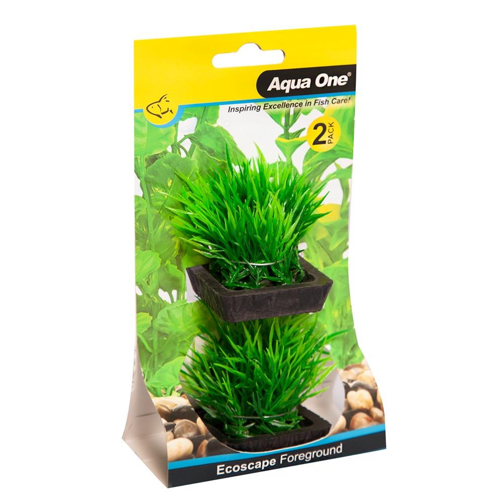 Aqua One Ecoscape Foreground Hair Grass 2pk Green