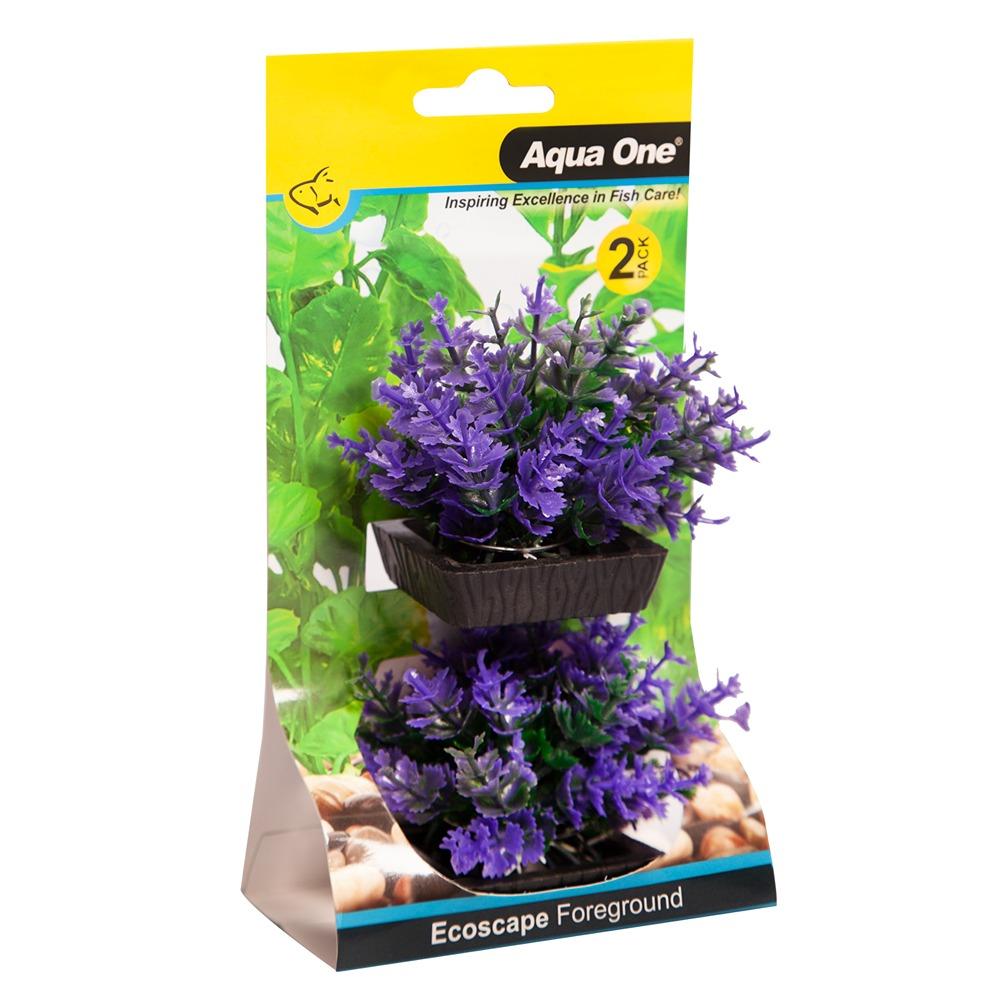 Aqua One Ecoscape Foreground Catspaw 2pk Purple