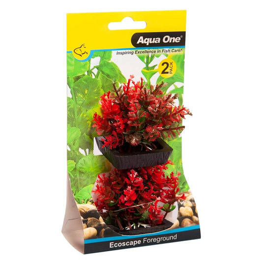 Aqua One Ecoscape Foreground Catspaw 2pk Red
