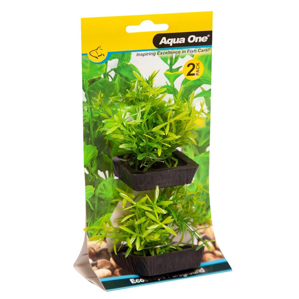 Aqua One Ecoscape Foreground Guppy Grass 2pk Green