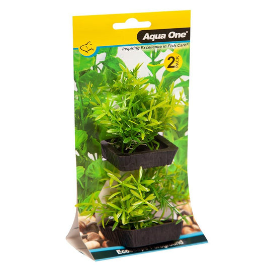 Aqua One Ecoscape Foreground Guppy Grass 2pk Green