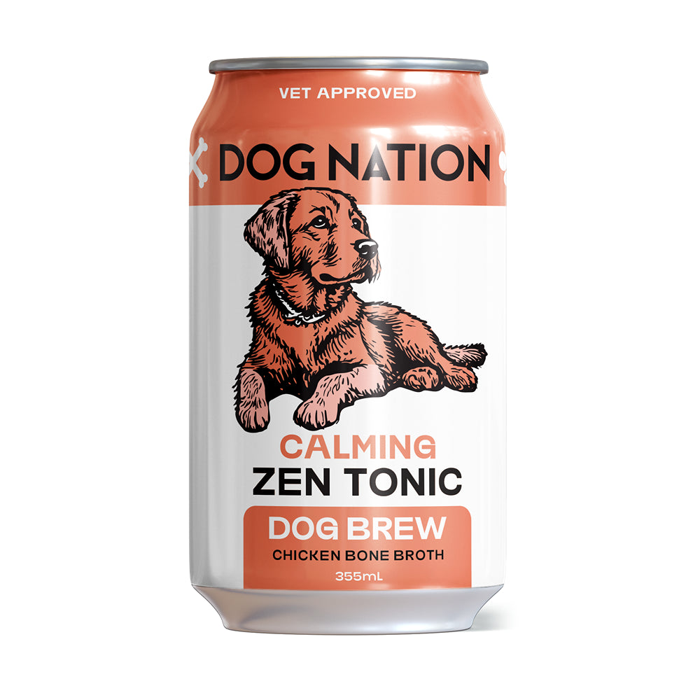 Dog Nation Dog Beer Calming Beef Bone Broth Dog Treats