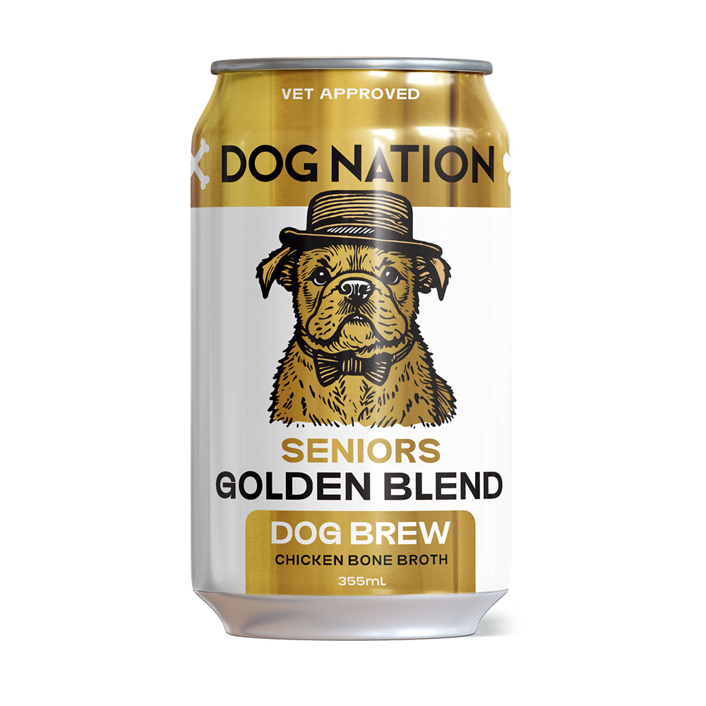 Dog Nation Dog Beer Chicken Bone Broth Senior Dog Treats