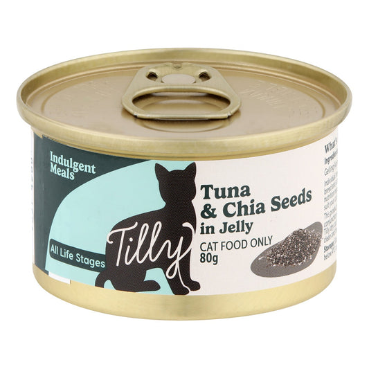 Tilly Indulgent Meals Tuna & Chia Seeds in Jelly Wet Cat Food 80g