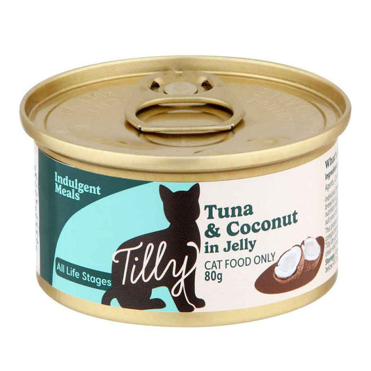 Tilly Indulgent Meals Tuna & Coconut in Jelly Wet Cat Food 80g
