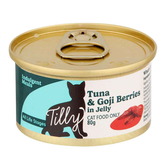 Tilly Indulgent Meals Tuna & Goji Berries in Jelly Wet Cat Food 80g