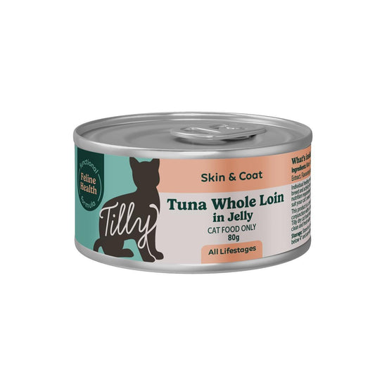 Tilly Functional Formula Skin & Coat Tuna in Jelly Wet Cat Food 80g