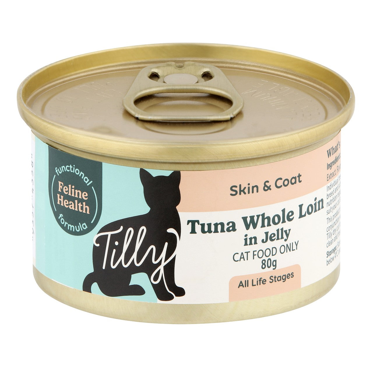 Tilly Functional Formula Skin & Coat Tuna in Jelly Wet Cat Food 80g