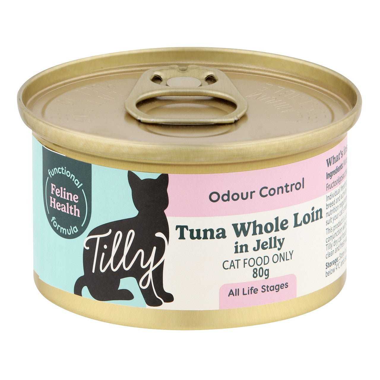 Tilly Functional Formula Odour Control Tuna in Jelly Wet Cat Food 80g