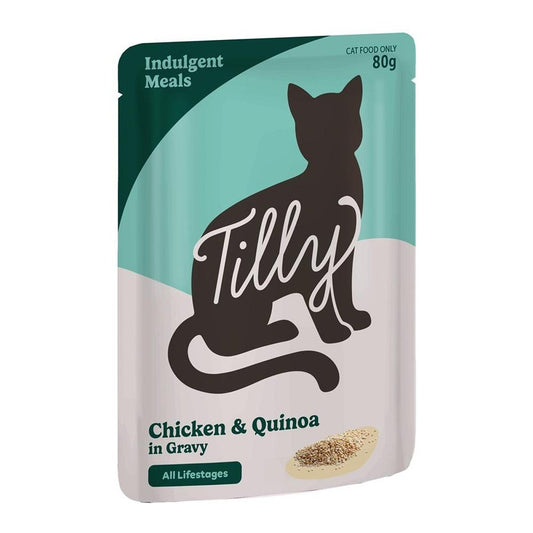 Tilly Indulgent Meals Chicken & Quinoa in Gravy Wet Cat Food 80g