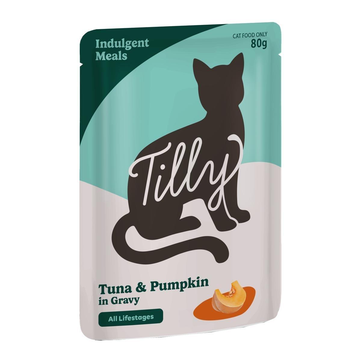 Tilly Indulgent Meals Tuna & Pumpkin in Gravy Wet Cat Food 80g