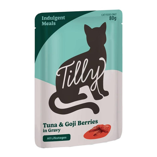 Tilly Indulgent Meals Tuna & Goji Berries in Gravy Wet Cat Food 80g