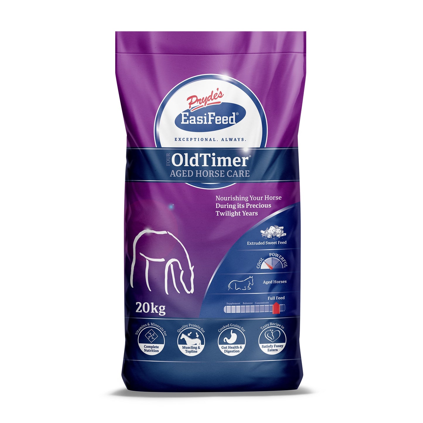 Prydes EasiFeed Four Old Timer Aged Horse Food