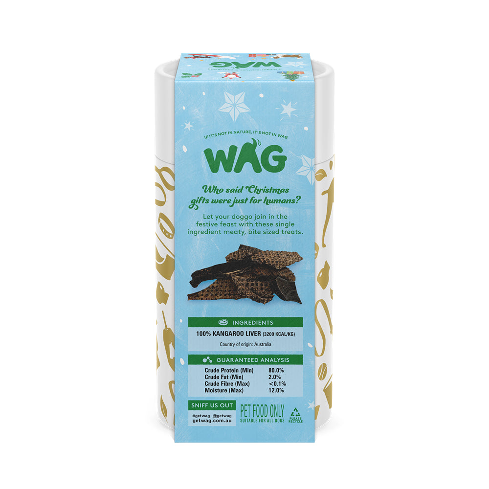 WAG Christmas Treat Tube Dog Treat