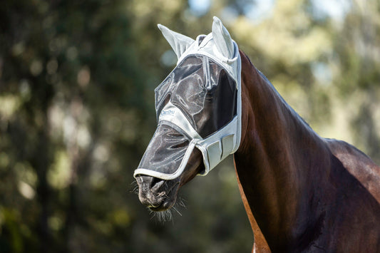 Caribu Deluxe Horse Fly Mask With Nose & Ears