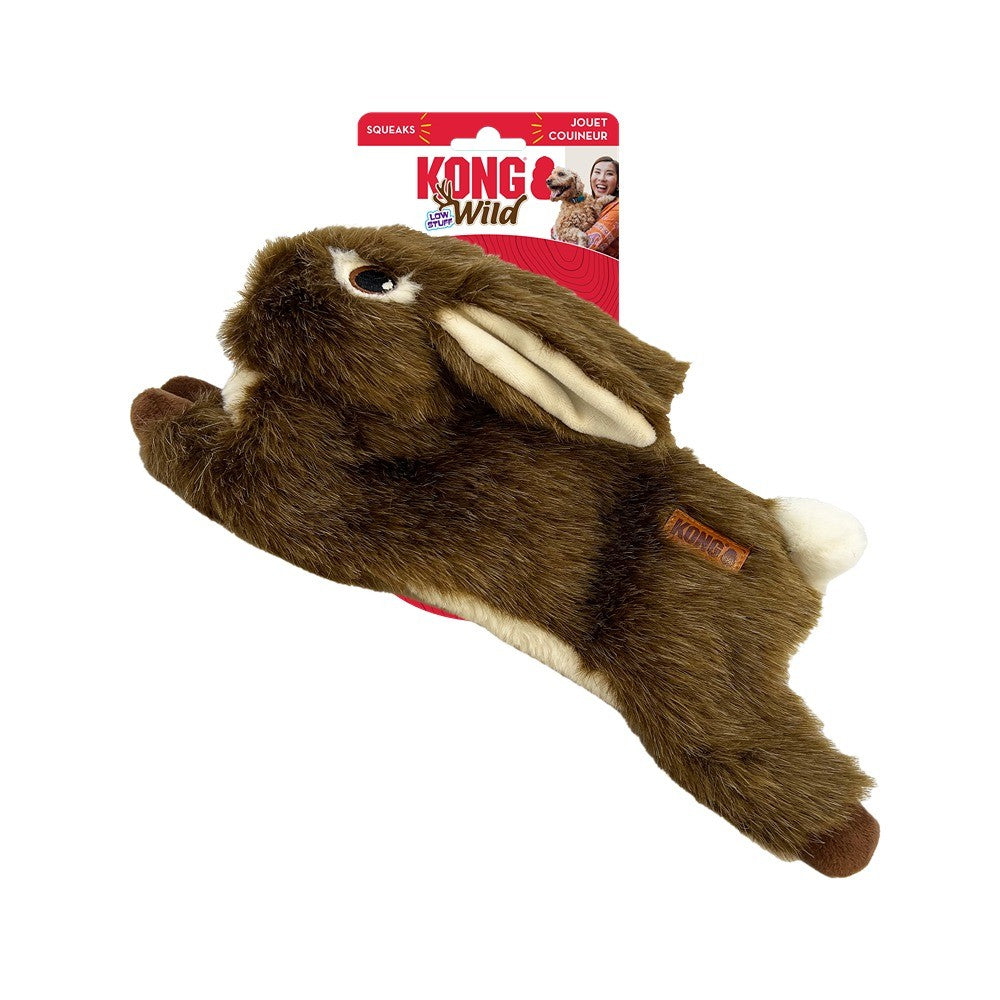 Kong Wild Low Stuff Rabbit Dog Toy