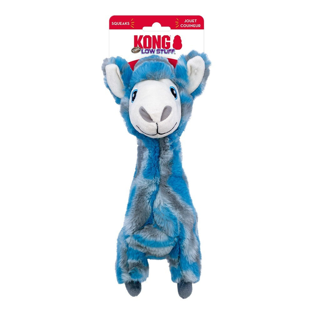 Kong Low Stuff Stripes Llama Dog Toy