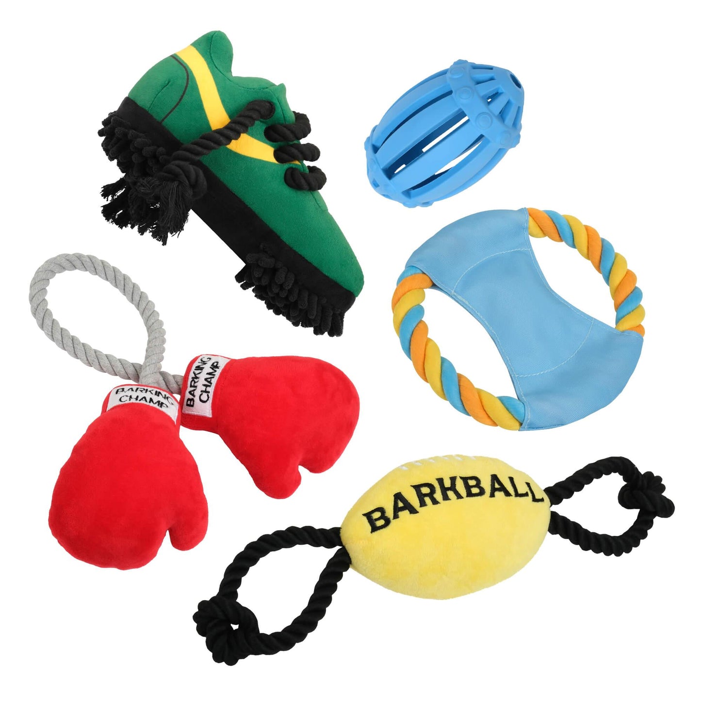 Sport Football Boot Rope Plush Dog Toy