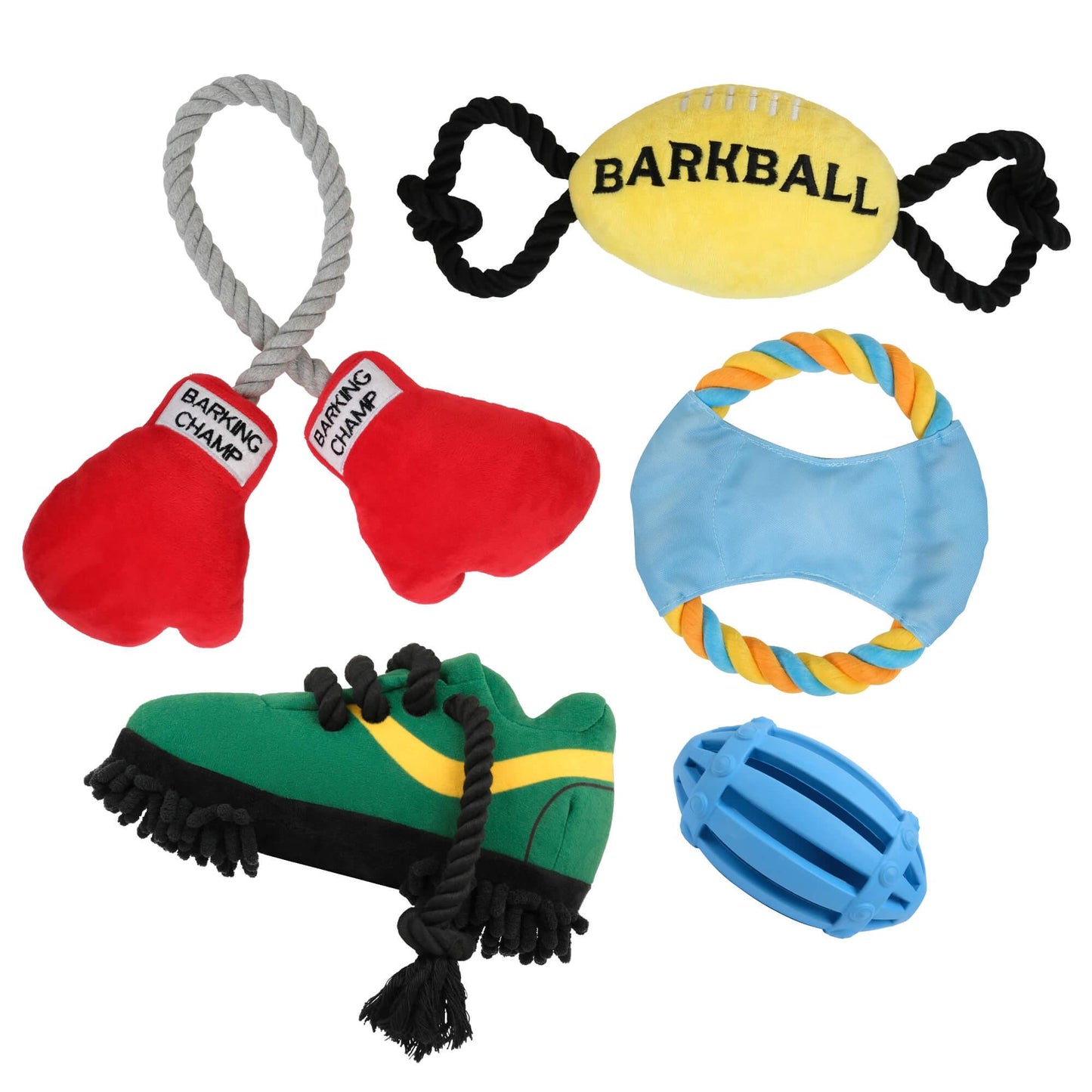 Sport Football Boot Rope Plush Dog Toy