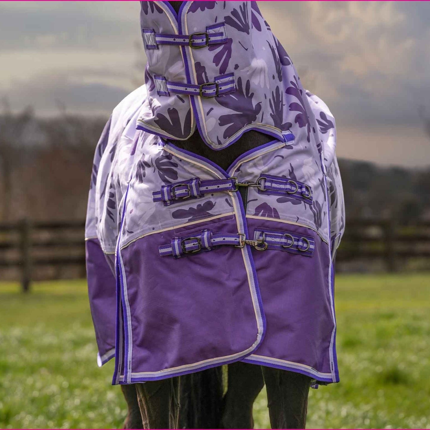 Caribu Alpine Combo Horse Rug 200g Orchid Spray