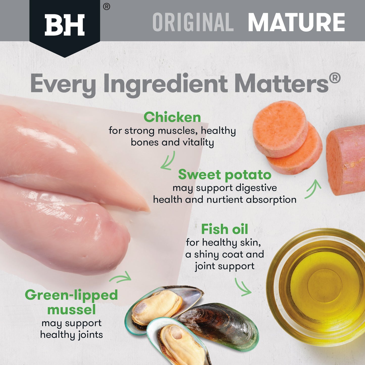 Black Hawk Original Mature Chicken & Rice Dry Dog Food