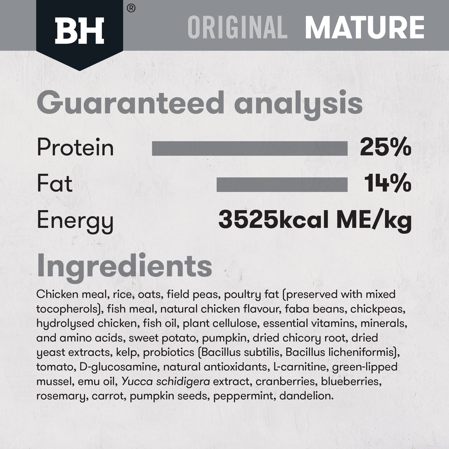 Black Hawk Original Mature Chicken & Rice Dry Dog Food