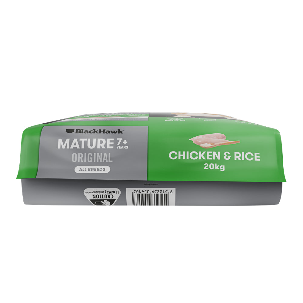 Black Hawk Original Mature Chicken & Rice Dry Dog Food