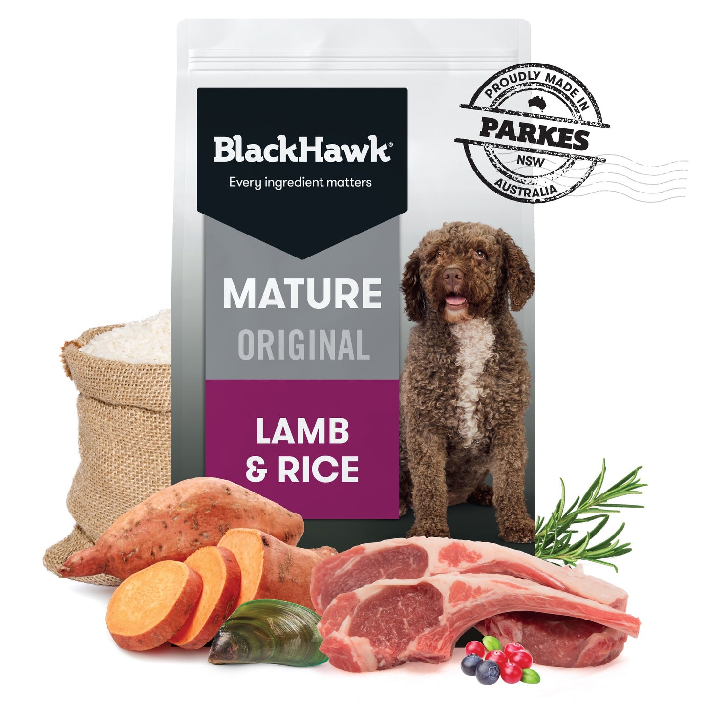 Black Hawk Original Mature Lamb & Rice Dry Dog Food