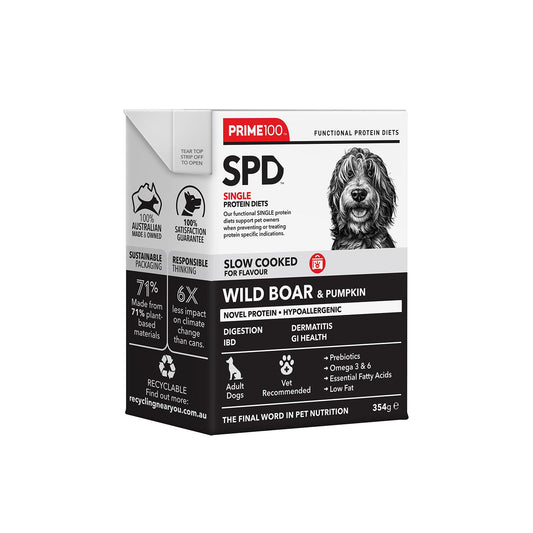 Prime100 SPD Slow Cooked Wild Boar & Pumpkin Wet Dog Food