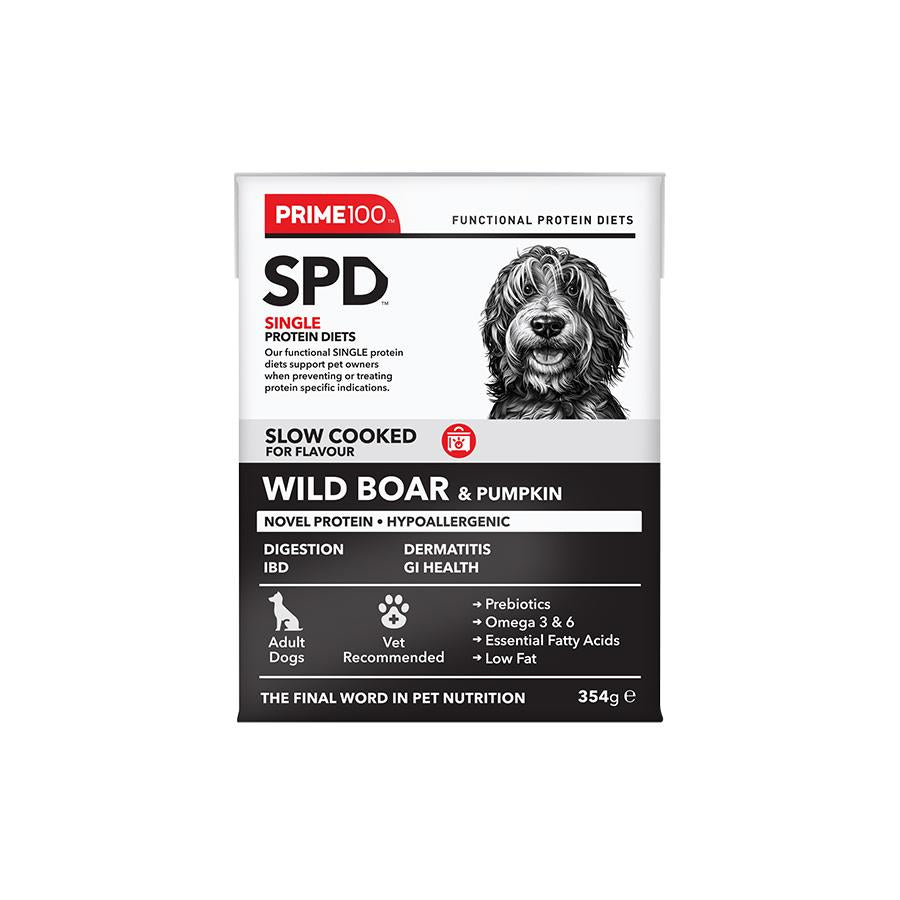 Prime100 SPD Slow Cooked Wild Boar & Pumpkin Wet Dog Food