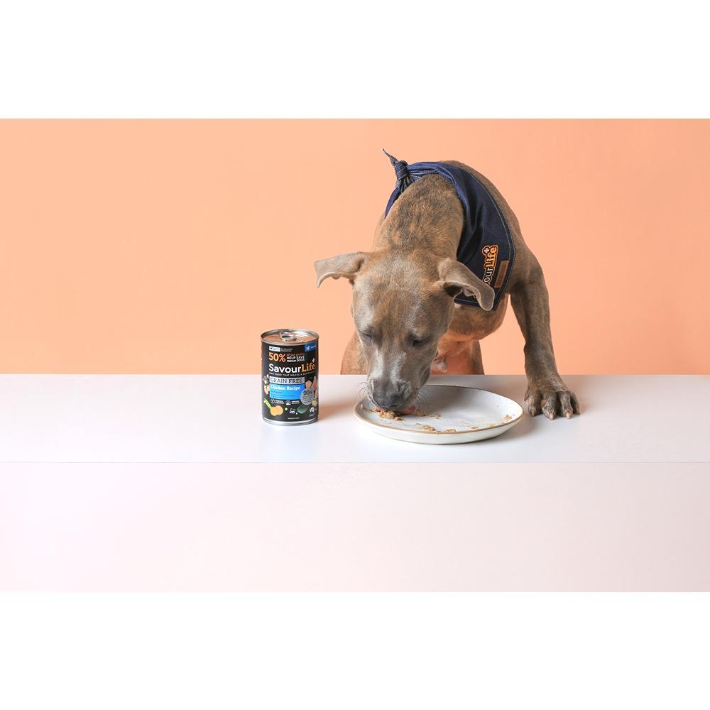 SavourLife Grain Free Puppy Chicken Recipe Wet Dog Food 375g