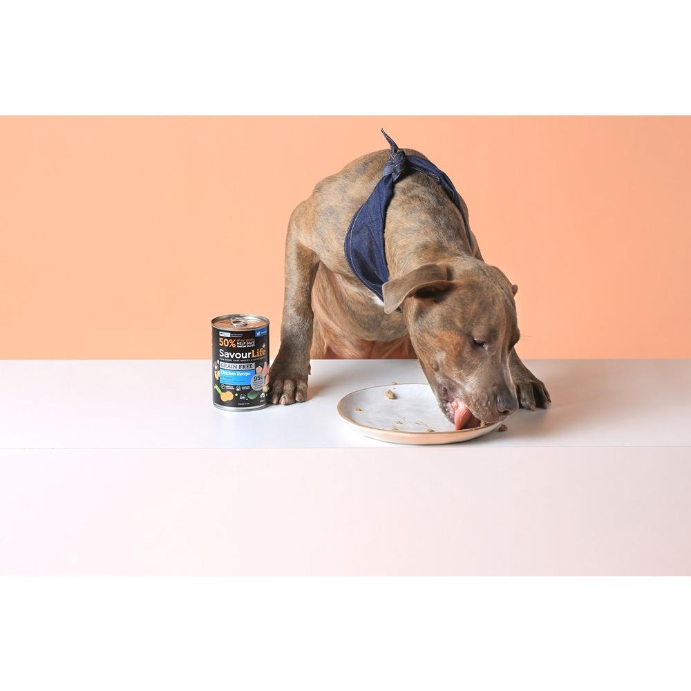 SavourLife Grain Free Puppy Chicken Recipe Wet Dog Food 375g