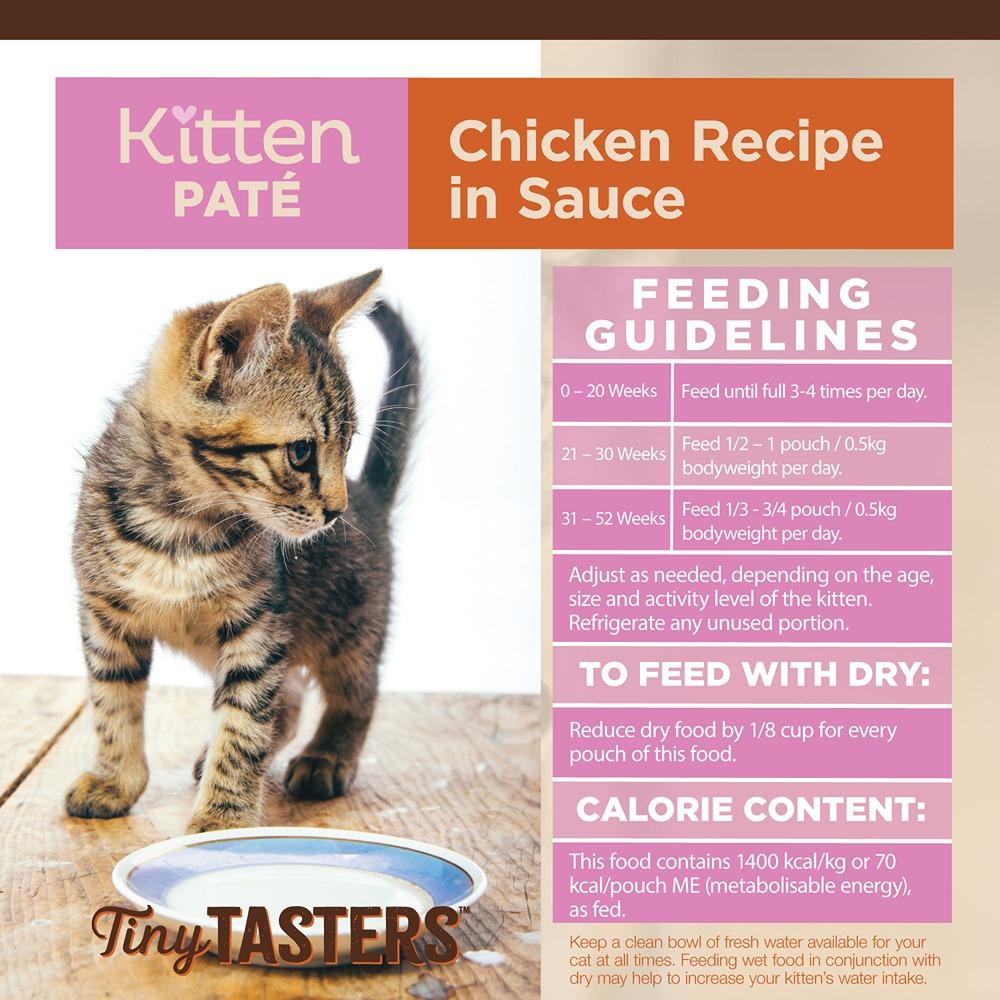 Wellness Core Tiny Tasters Kitten Pate Chicken Wet Cat Food 50g