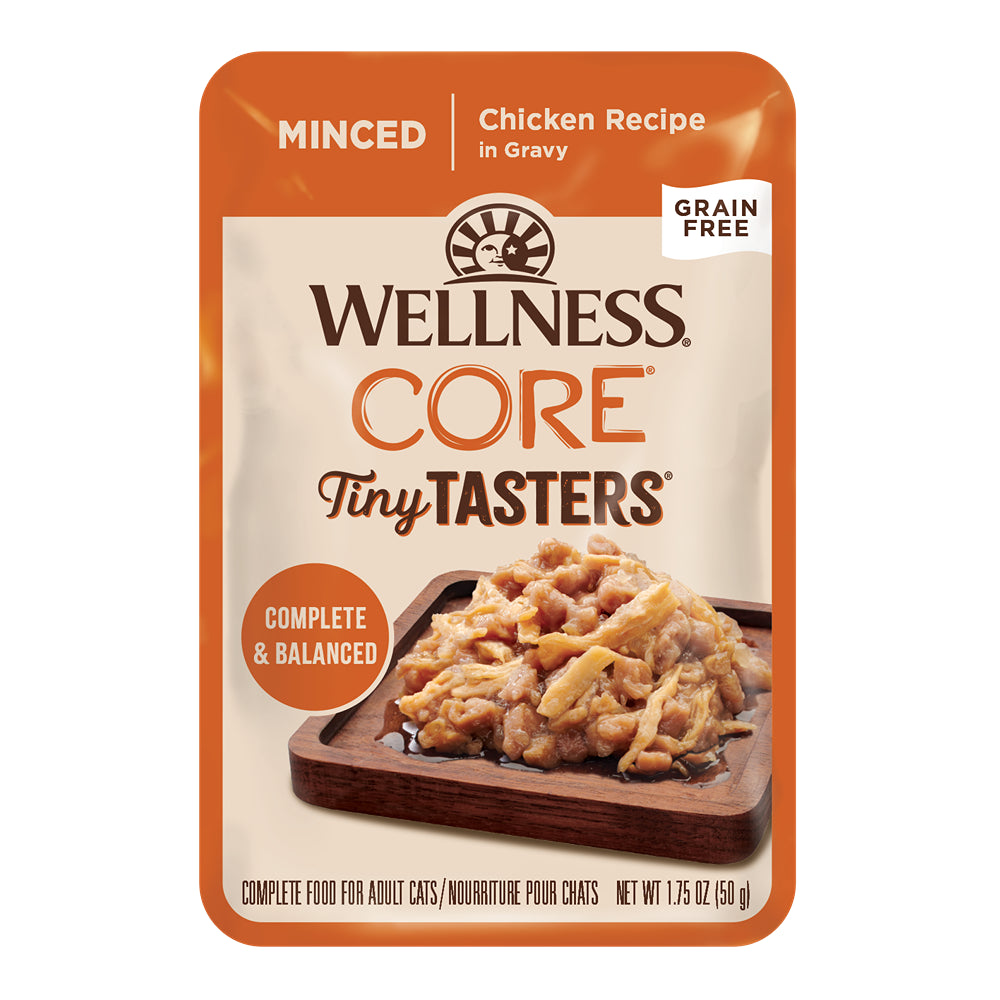 Wellness Core Tiny Tasters Minced Chicken In Gravy Wet Cat Food 50g