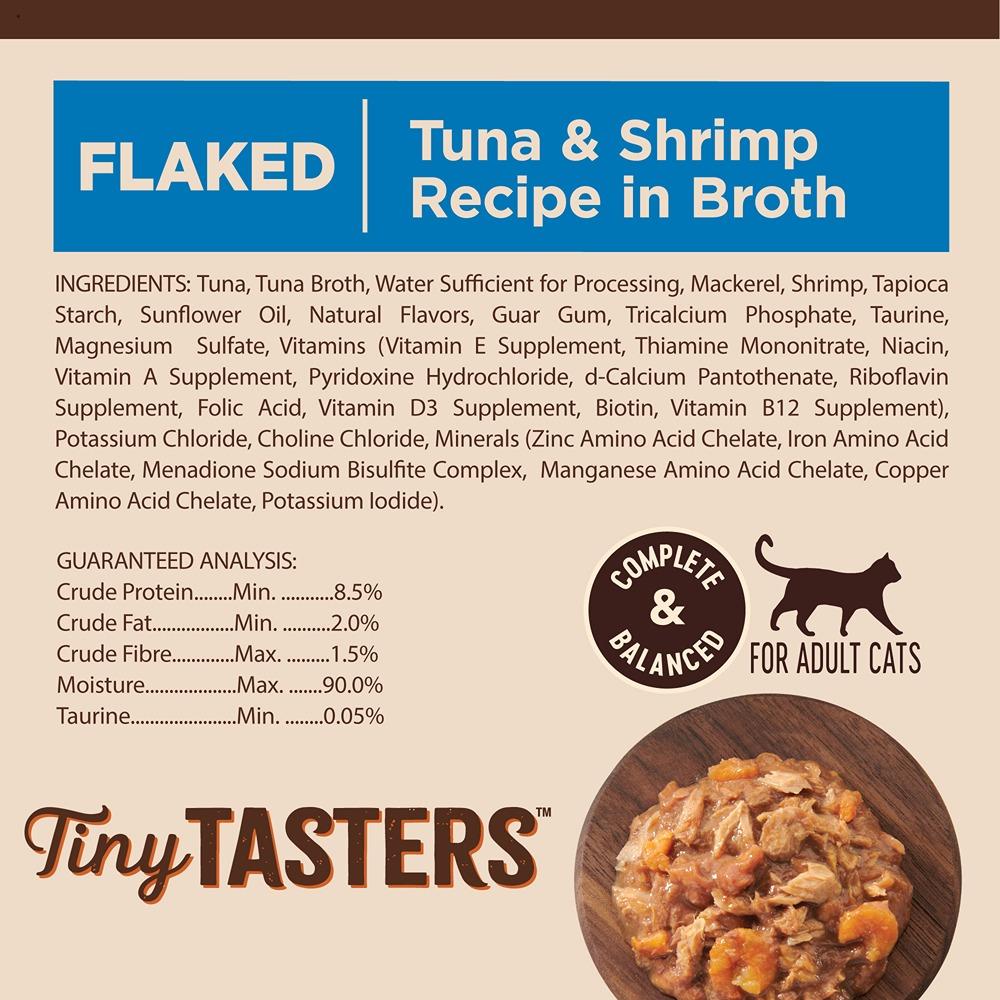 Wellness Core Tiny Tasters Flaked Tuna & Shrimp In Broth Wet Cat Food 50g