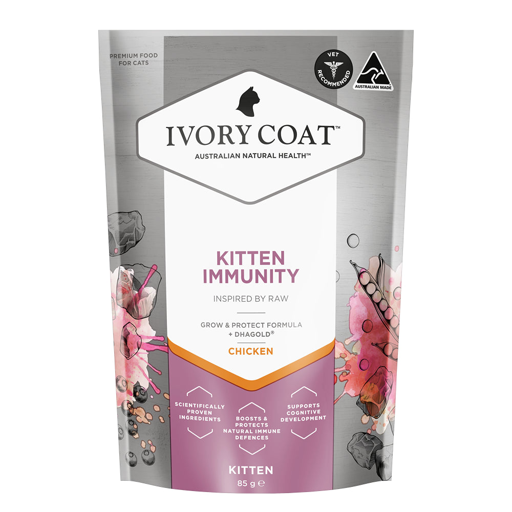 Ivory Coat Inspired by Raw Immunity Wet Kitten Food