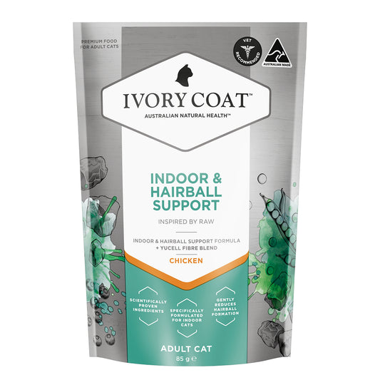 Ivory Coat Inspired by Raw Indoor & Hairball Wet Cat Food