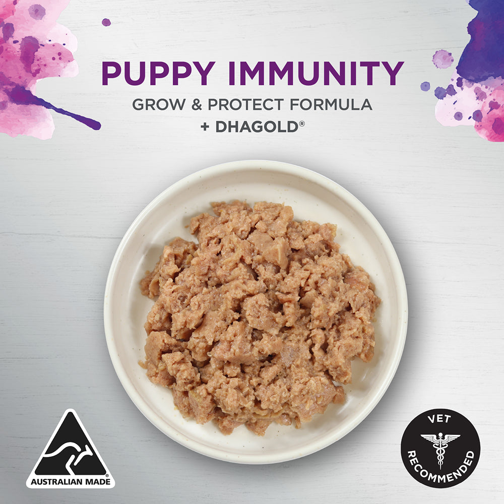 Ivory Coat Inspired by Raw Immunity Wet Puppy Food