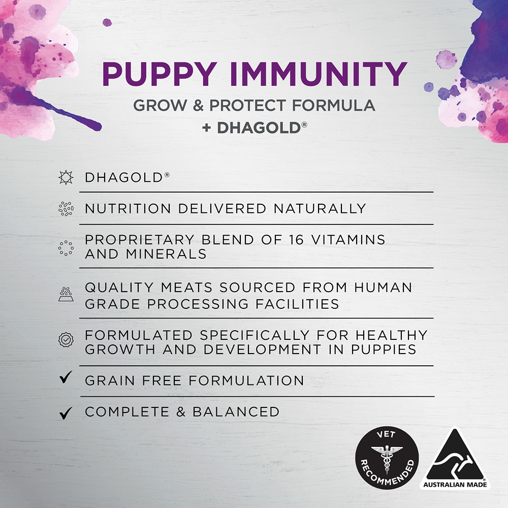Ivory Coat Inspired by Raw Immunity Wet Puppy Food