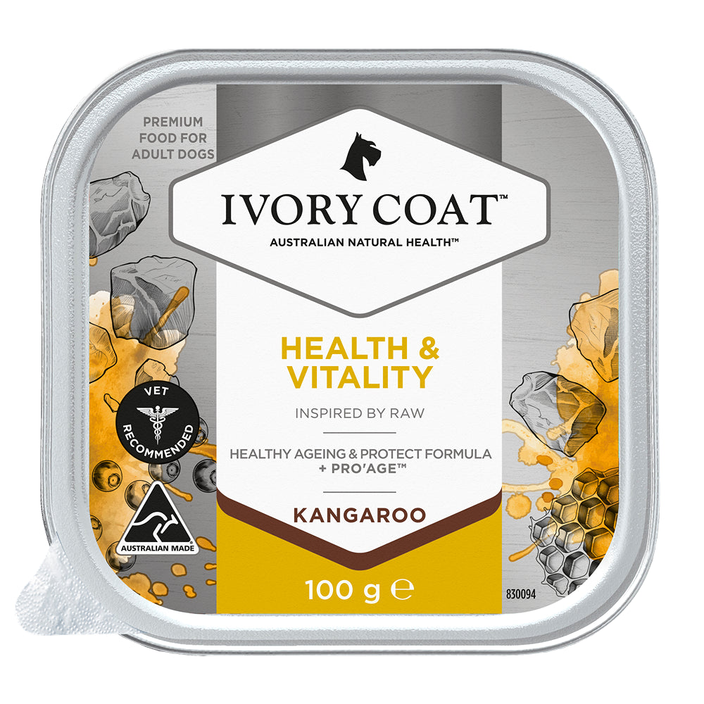 Ivory Coat Inspired by Raw Health & Vitality Wet Dog Food