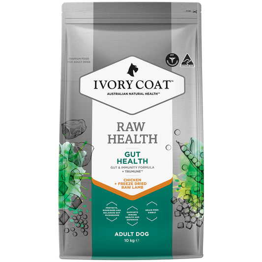 Ivory Coat Raw Health Gut Health Dry Dog Food