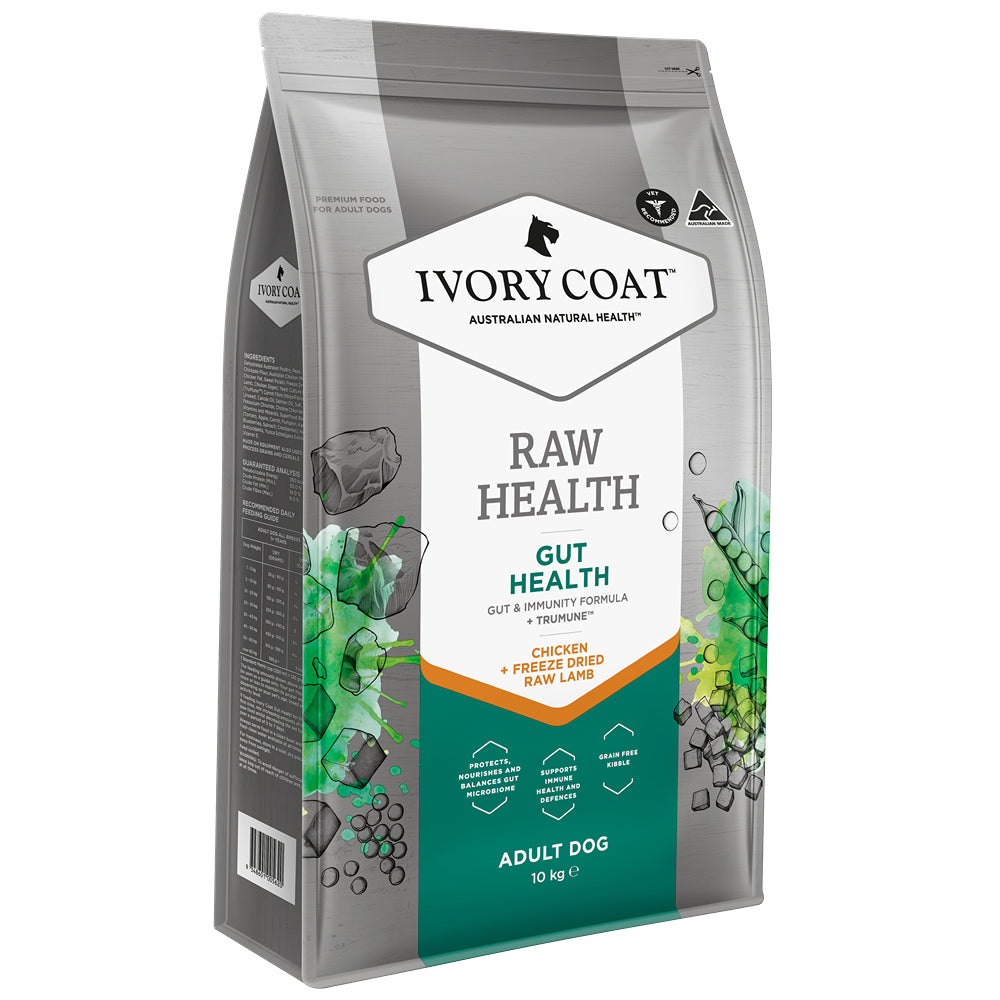 Ivory Coat Raw Health Gut Health Dry Dog Food