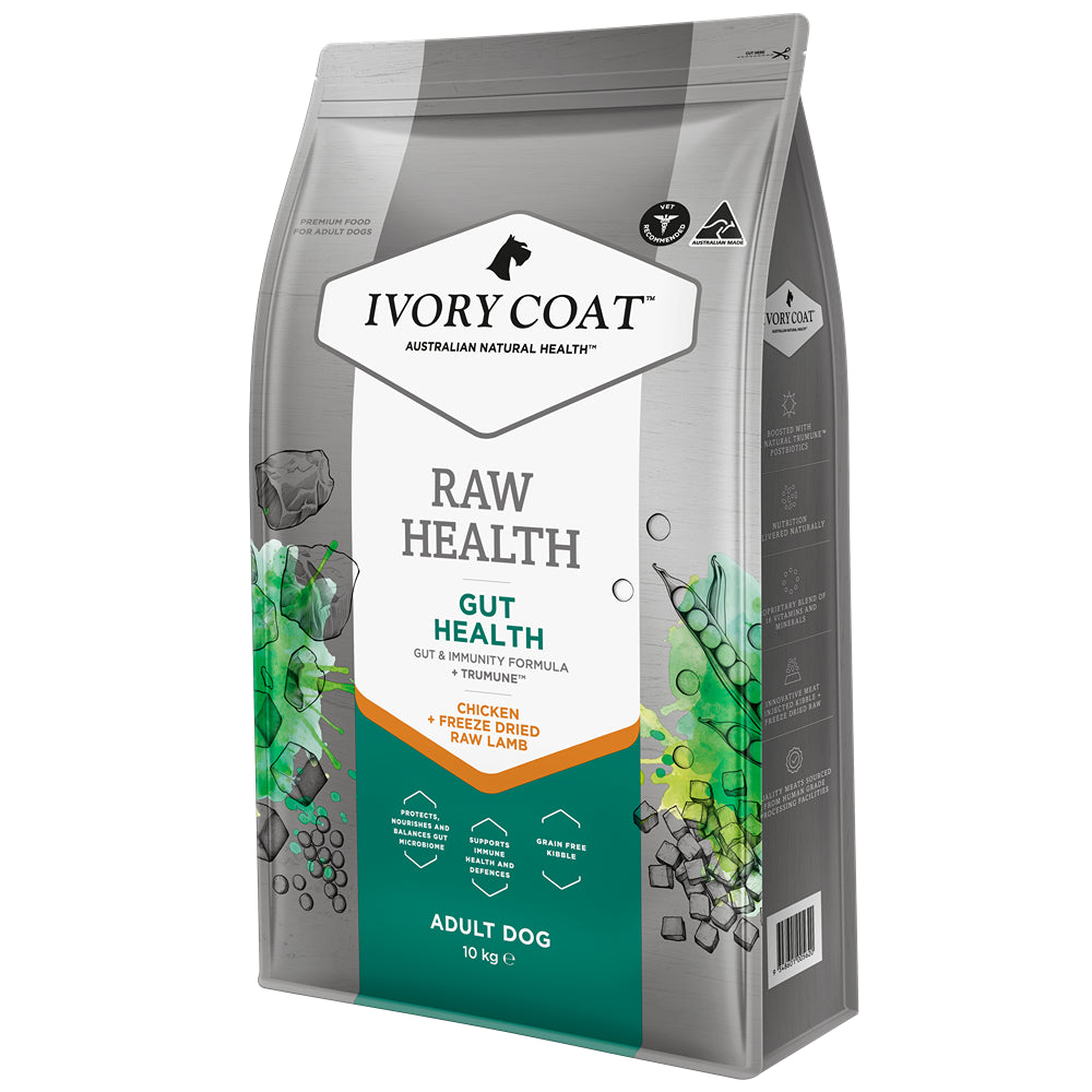 Ivory Coat Raw Health Gut Health Dry Dog Food