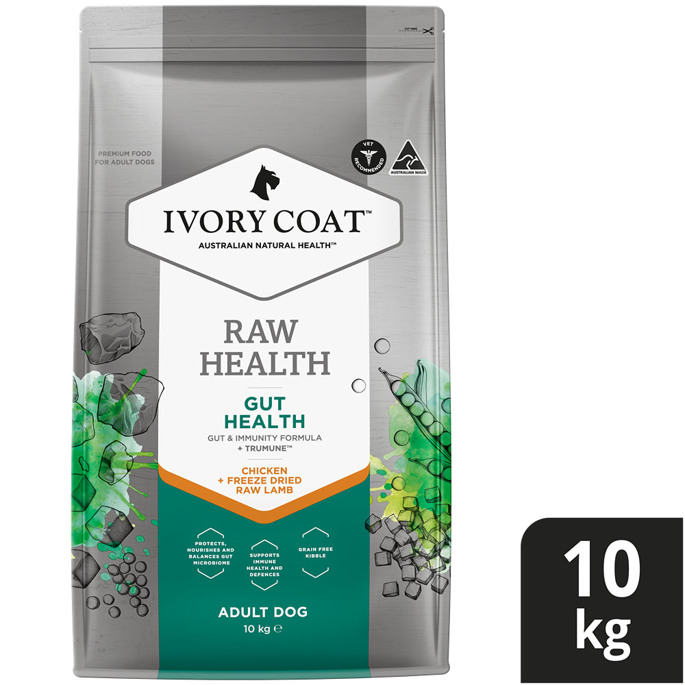 Ivory Coat Raw Health Gut Health Dry Dog Food